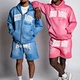 hoodie and shorts set men